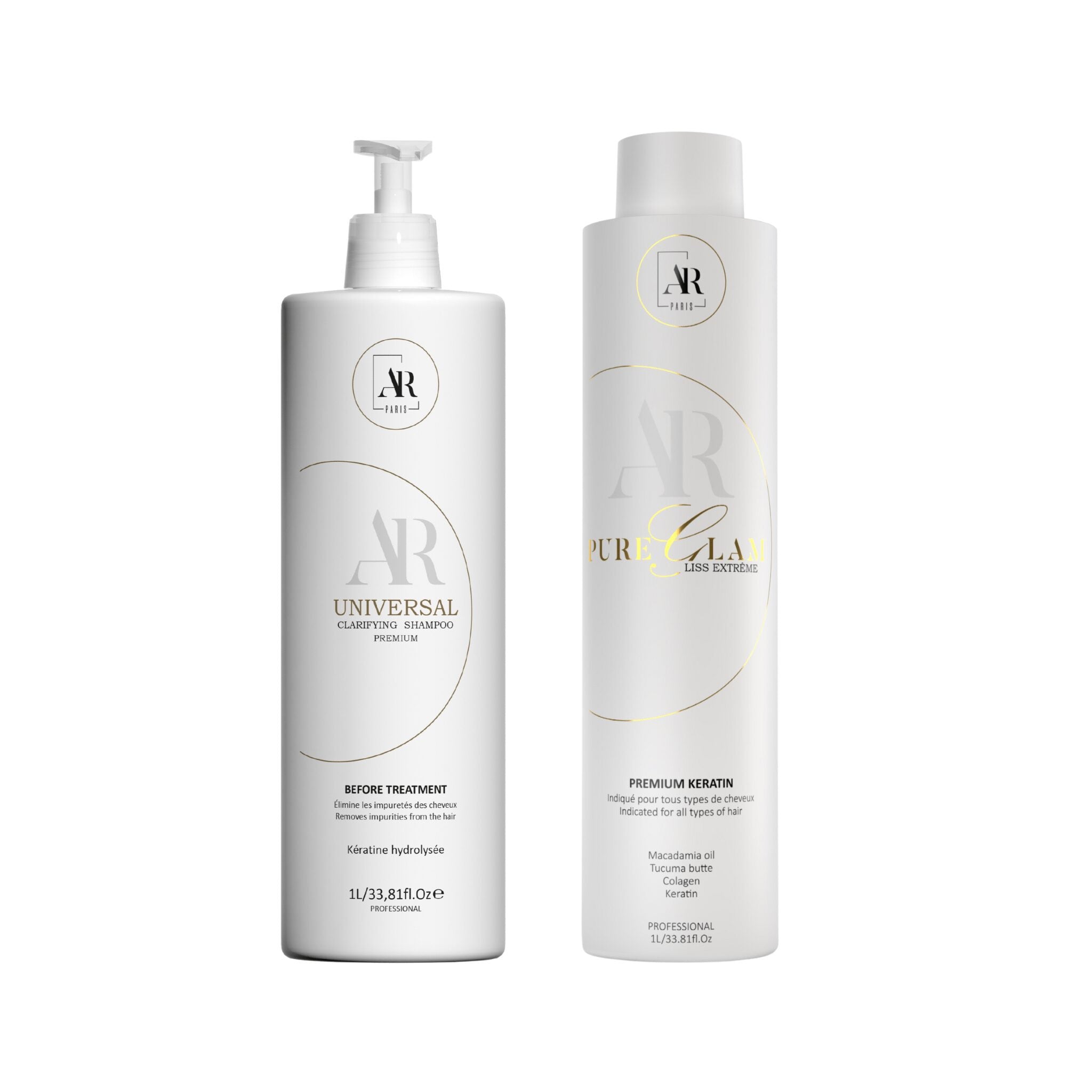 Zestaw Pure Glam 2×1L – Prostowanie Keratynowe