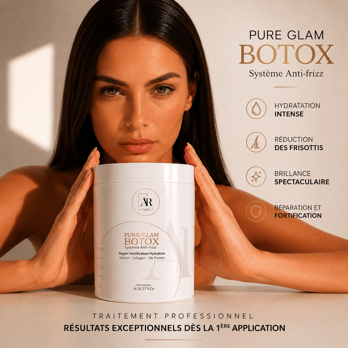 Botox Pure Glam 1KG – Profesjonalny Botox do Włosów | AR Paris