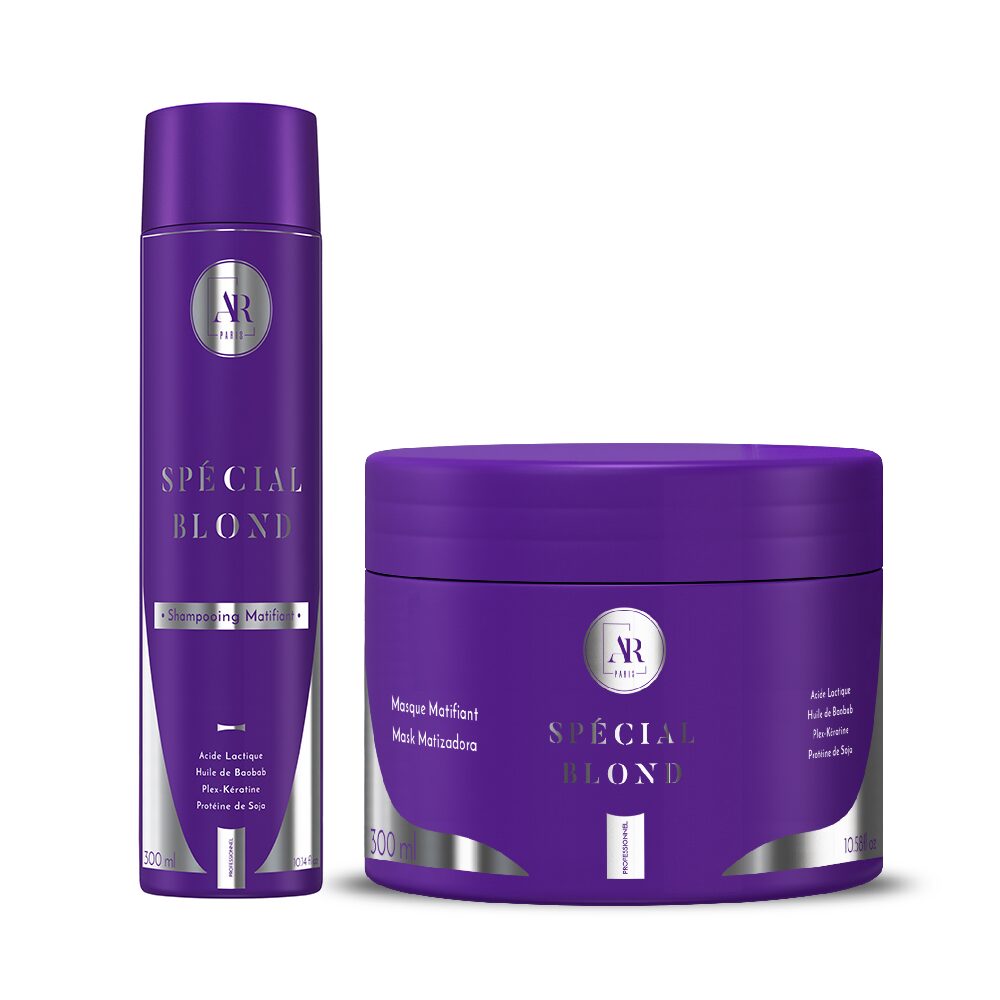 Kit Special Blond - Shampooing & Masque 500ml pour cheveux blonds