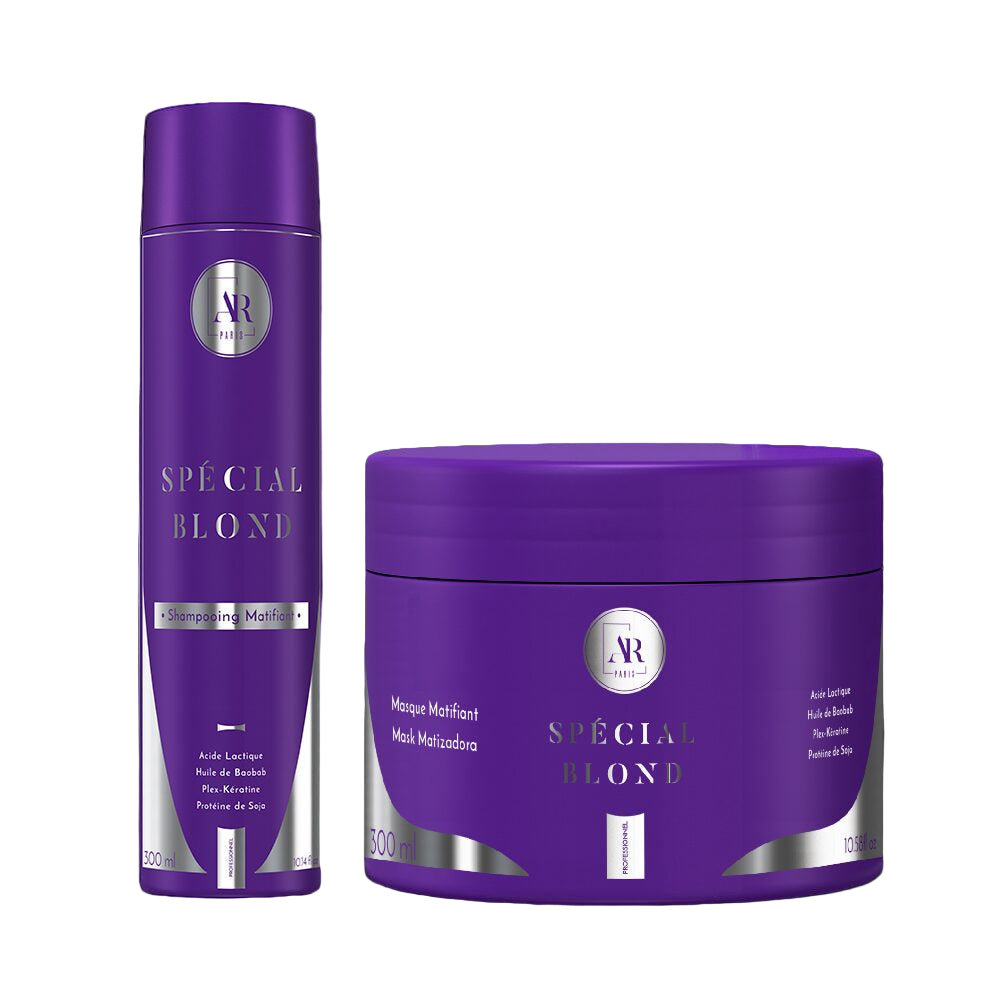 Kit Special Blond - Shampooing & Masque 500ml pour cheveux blonds