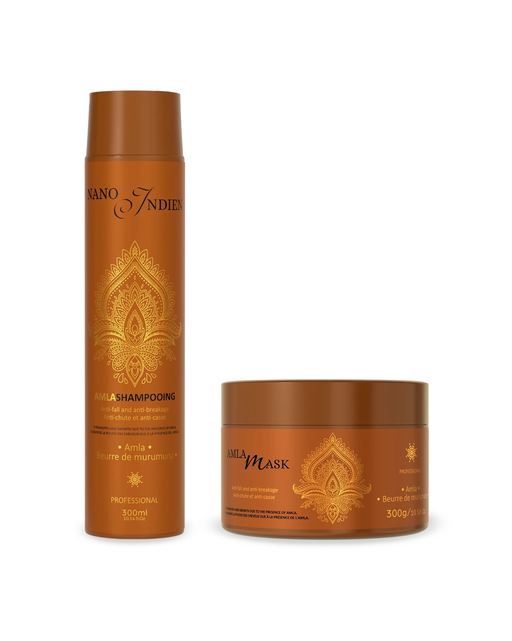 Shampoing Amla et Mask Amla AR Paris entretien du lissage Nano Indien hydratation et réparation