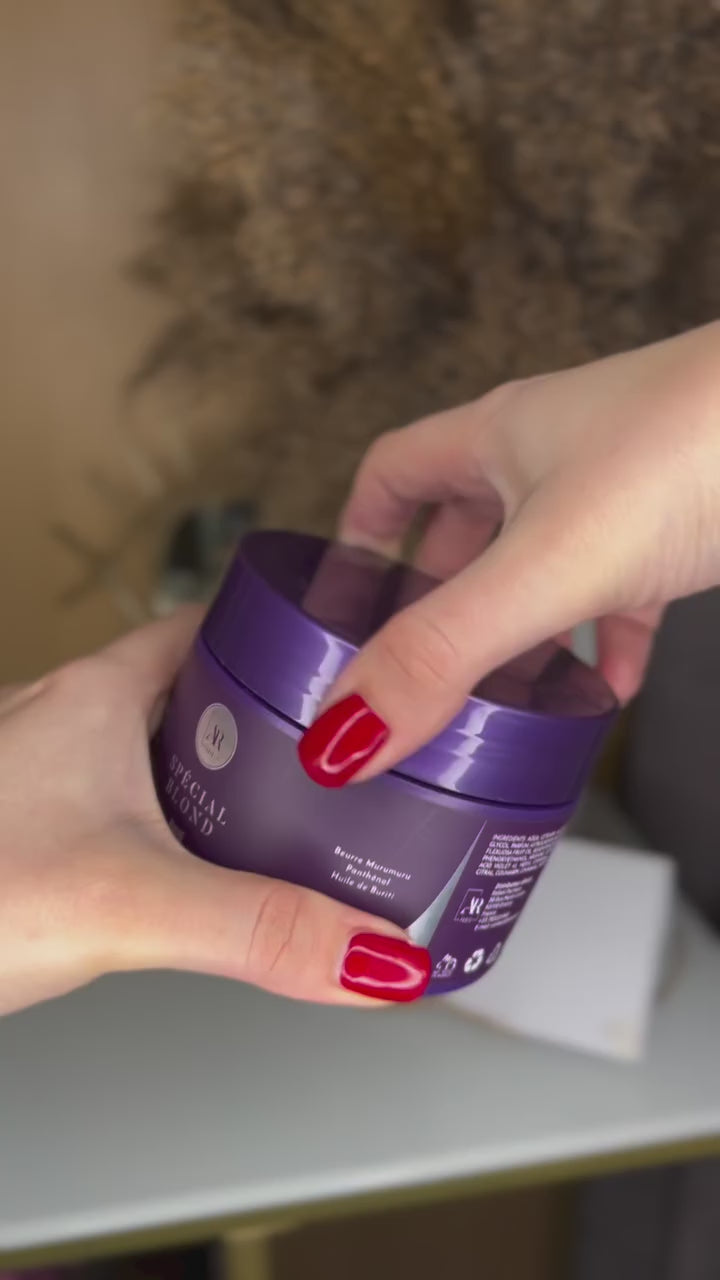 Masque pour cheveux blonds