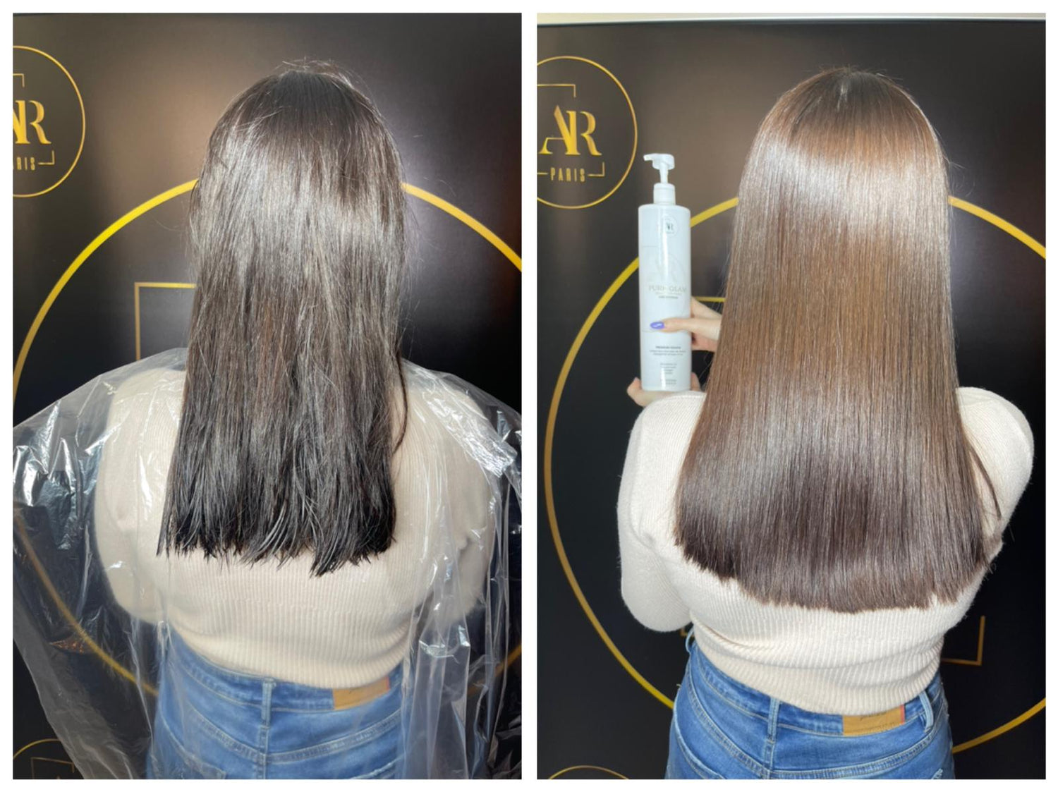 Kit Lissage Brésilien Kératine Pure &amp; Glam 2x1L