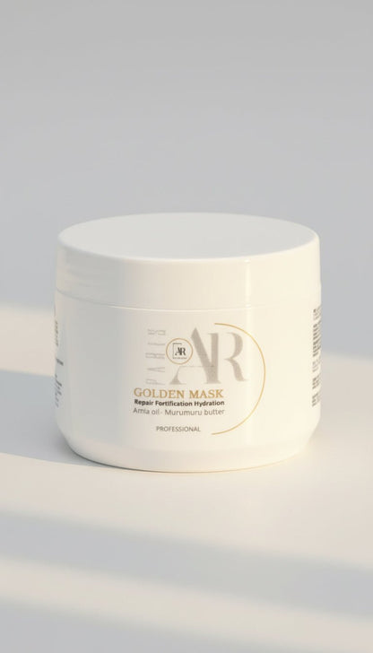 Pack Masque Golden Sans Sulfate – Réparation Cheveux Secs &amp; Abîmés