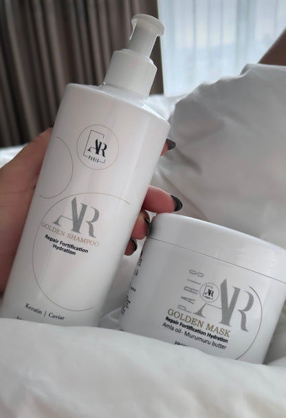 Kit shampooing et masque golden sans sulfate AR Paris