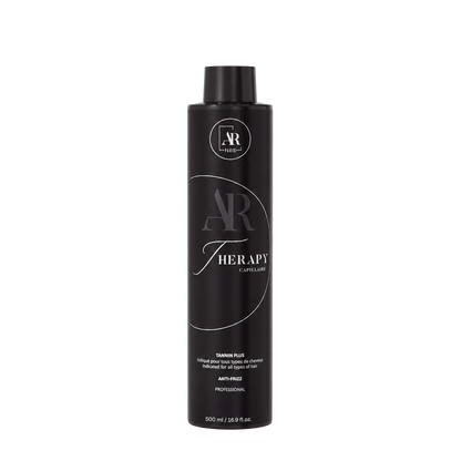 Flacon noir du Lissage au Tanin Therapy professionnel AR Paris, format 500 ml