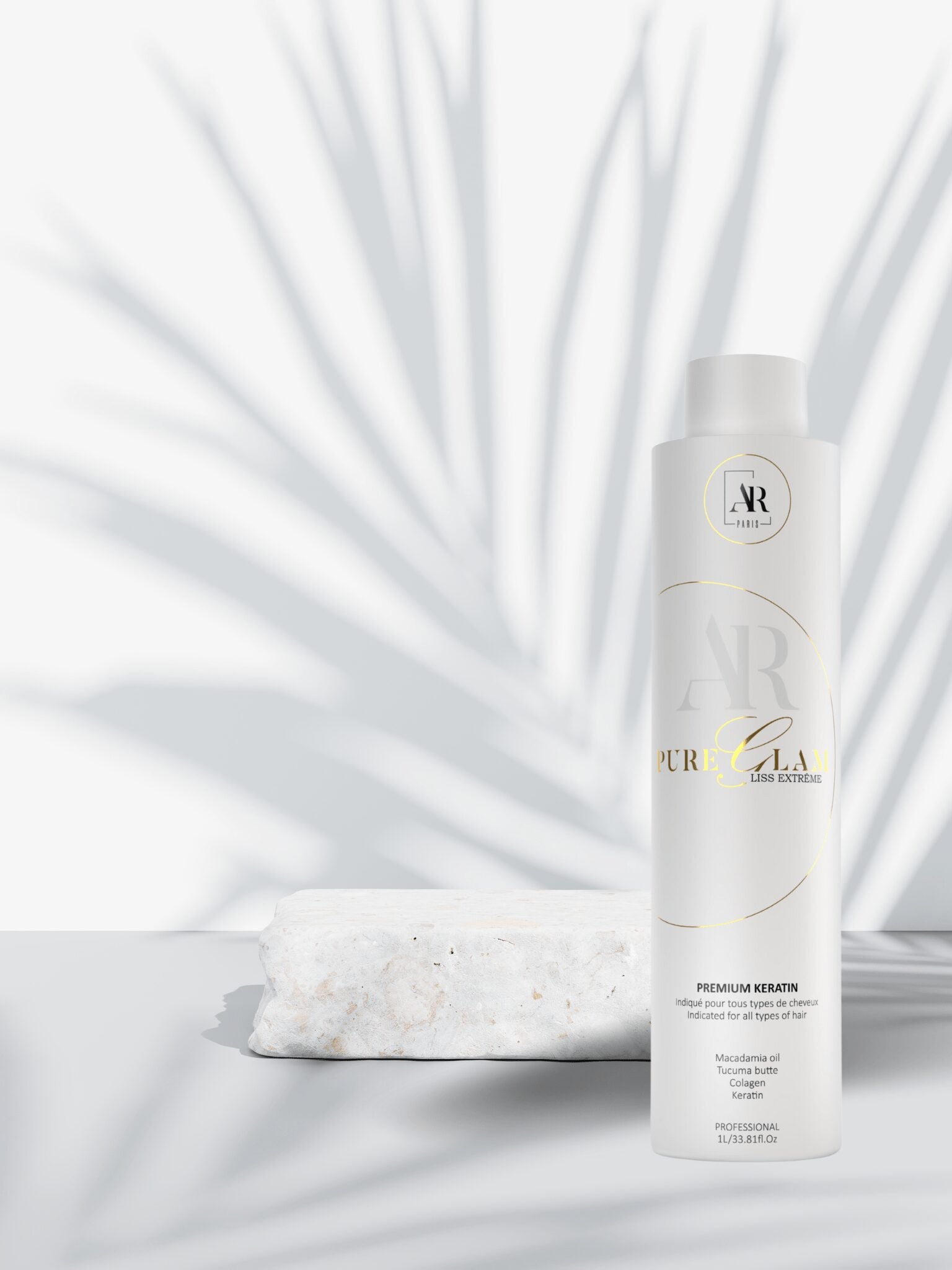 Kit Lissage Brésilien Kératine Pure &amp; Glam 2x1L