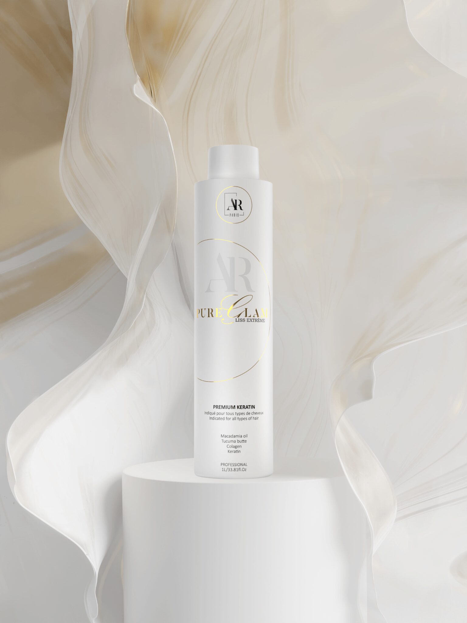 Kit Lissage Brésilien Kératine Pure &amp; Glam 2x1L