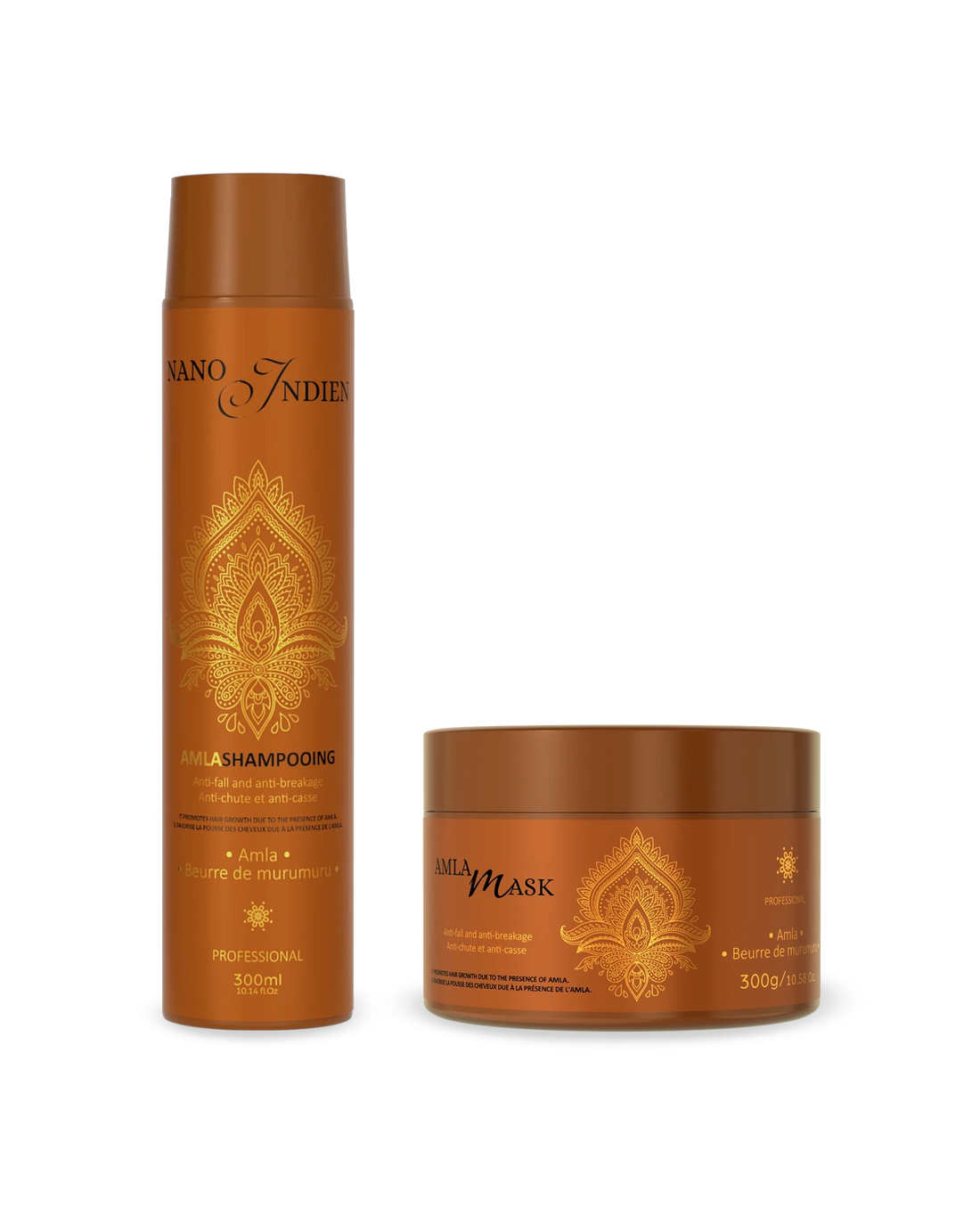 Shampoing Amla et Mask Amla AR Paris entretien du lissage Nano Indien hydratation et réparation