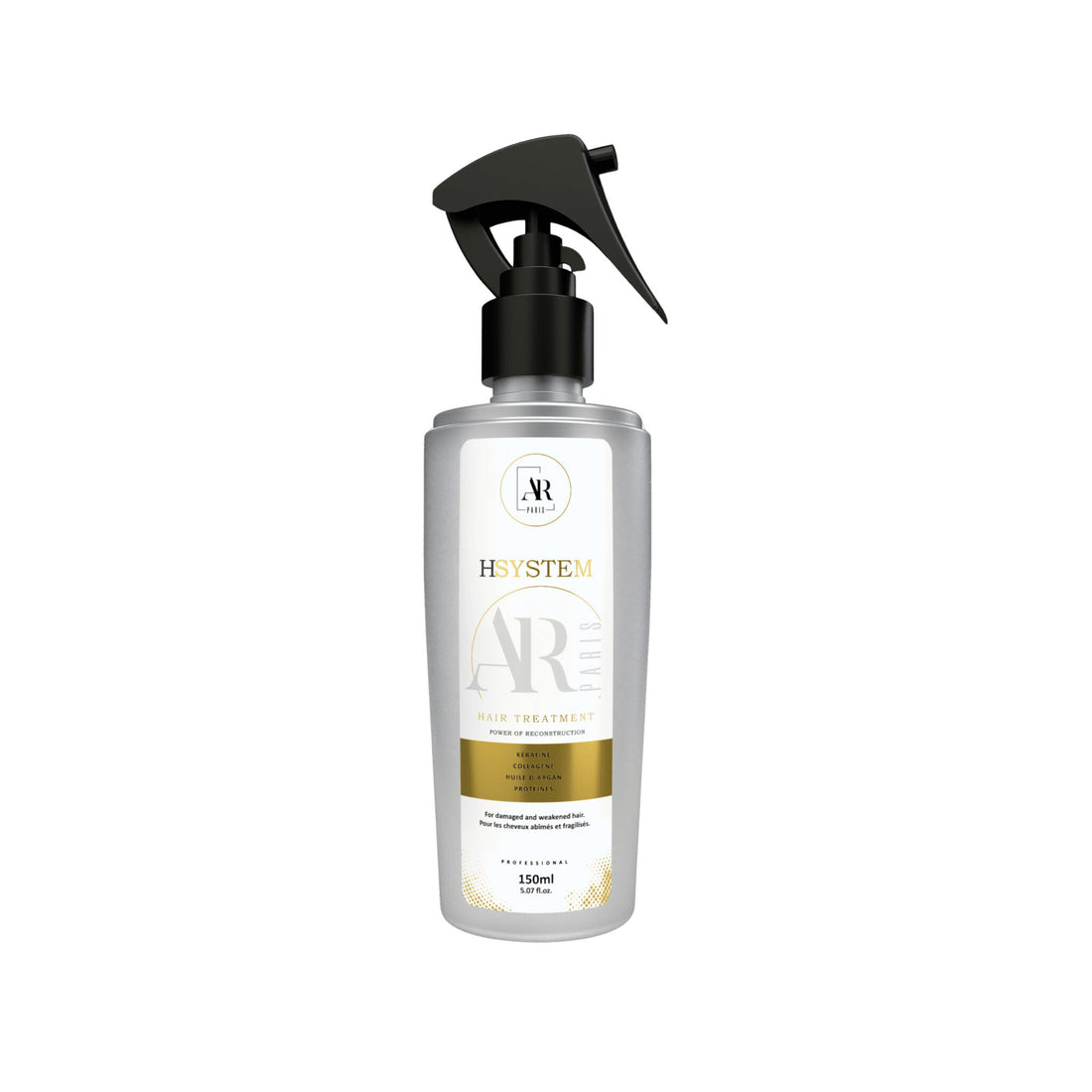 H SYSTEM Hair Treatment 150ml - Soin intensif pour cheveux abîmés, fragilisés