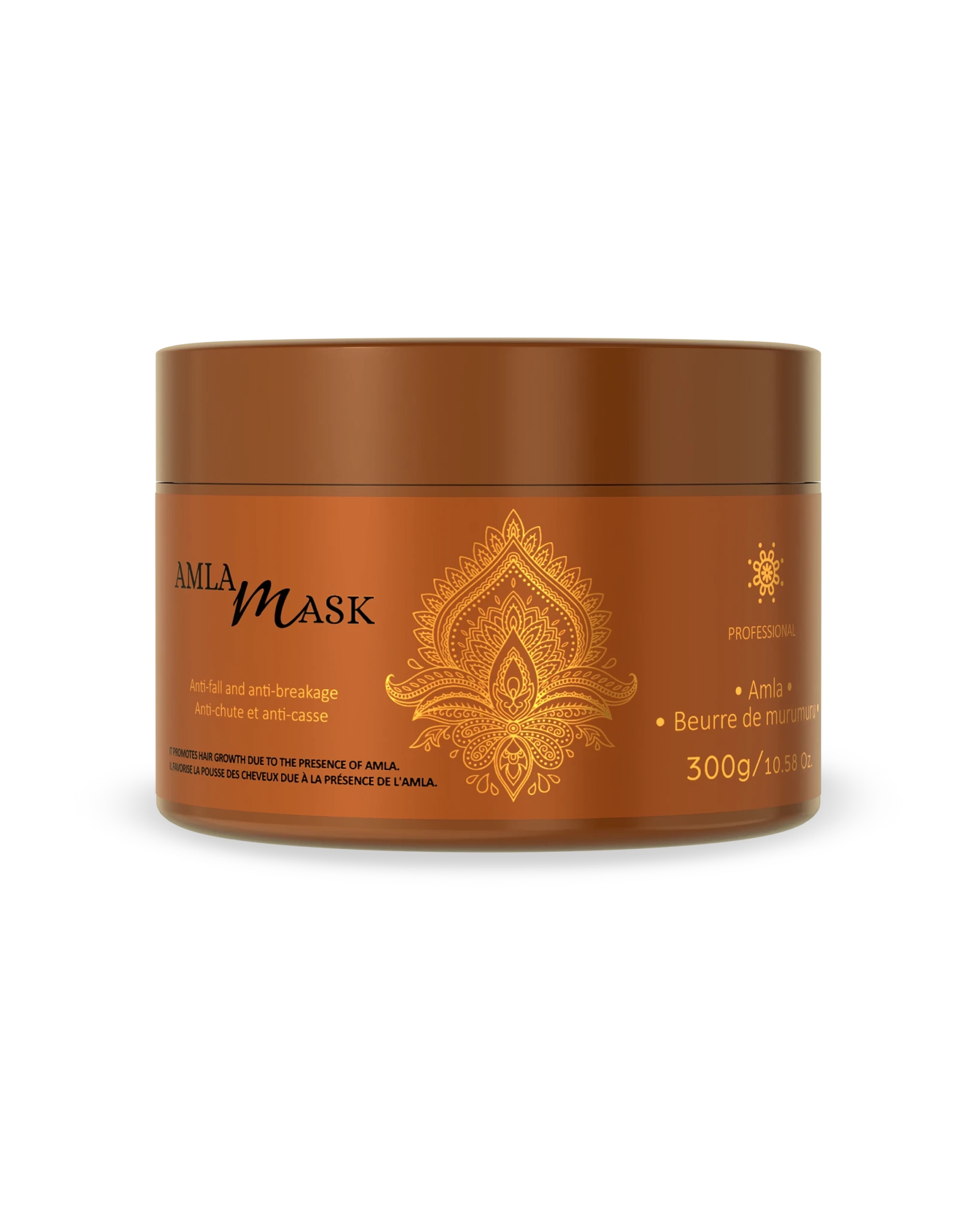 Masque Amla 300ml Anti-Chute, Soin Réparateur &amp; entretien du lissage indien