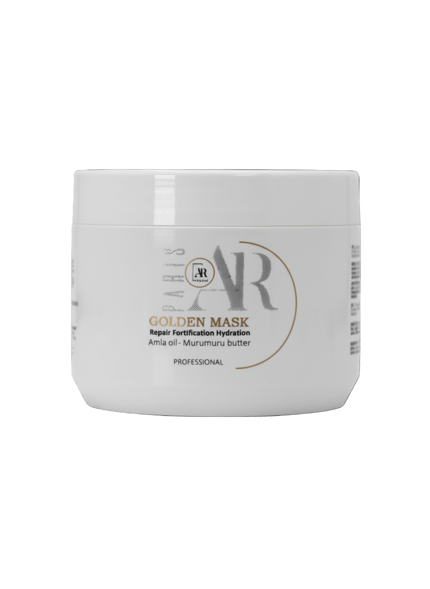 Masque Golden AR Paris sans sulfate réparation et hydratation des cheveux secs et abîmés